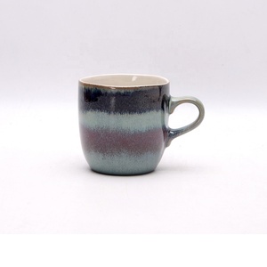 Taza de cerámica esmaltada y reactiva, taza de café de cerámica esmaltada - Product Image 3