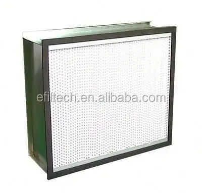 ULPA H12 H14 U15 U16 U17 Camere Bianche Filtro Aria in acciaio inox temperatura in fibra di vetro hepa filtro aria