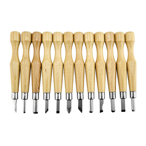 Su misura Logo 3pc,5pc,6pc,10pc 12pc Strumenti di Intaglio del <span class=keywords><strong>Legno</strong></span> Set di <span class=keywords><strong>Coltelli</strong></span> - Product Image 2