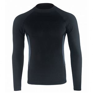 Personalizado de los hombres de la marca de sol protección traje de surf UPF lycra niños ultravioleta profesional nadar camisa - Product Image 1