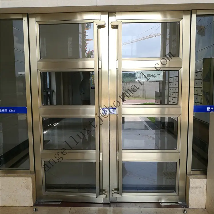 Wholesale 304 Stainless Steel Frame Glass Door with Low Price