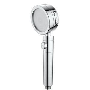 Pommeau <span class=keywords><strong>de</strong></span> <span class=keywords><strong>douche</strong></span> à main chromé à haute <span class=keywords><strong>pression</strong></span> et économie d'eau avec 3 modes <span class=keywords><strong>de</strong></span> pulvérisation |   <span class=keywords><strong>Douche</strong></span> <span class=keywords><strong>de</strong></span> salle <span class=keywords><strong>de</strong></span> bain en plastique ABS au design moderne - Product Image 2