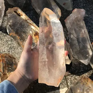 Natural Clear Quartz Rough Stone Transparent Crystal Mineral For Sale