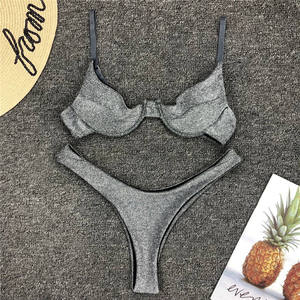Cikini – maillot de bain deux pièces Sexy sans entrejambe pour femmes, ensemble de fabrication de maillots de bain pour l'été - Product Image 2