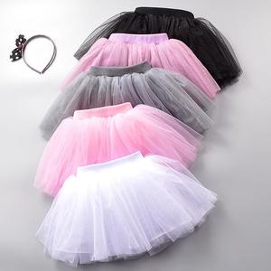 Disfraces de baile de <span class=keywords><strong>color</strong></span> sólido para niñas, venta al por mayor, tutú de ballet - Product Image 2