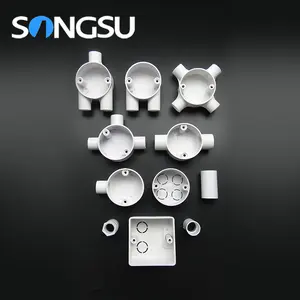 Songsu Durable Custom Plastic Box Electronic/Euro Standart Switch Wiring Installation Box Cabling