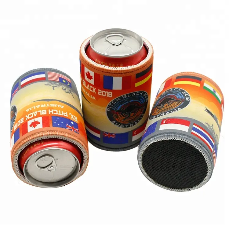 Custom Beer Bottle Stubby Holders Promotional Neoprene Foam Stubby Can Cooler Holder