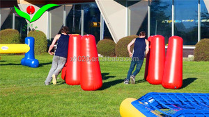 Campo de Obstáculos Inflable para Niños 2021, Campo de Paintball con Obstáculos, Búnkeres - Product Image 3