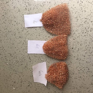100% Đồng Tinh Khiết Dây Lưới Cọ Rửa <span class=keywords><strong>Pad</strong></span> - Product Image 1