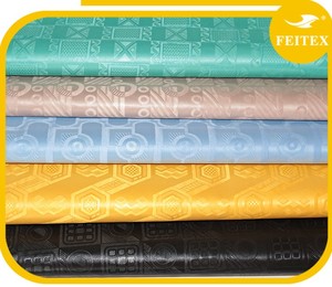 Tissu brocart africain en Polyester teint, Abaya, Bazin, pour mariage, nouvelle collection, prix de gros - Product Image 5