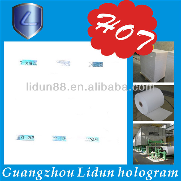 защитная нить безопасности анти- поддельные видимых волокна