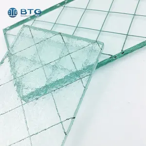 6Mm 8Mm 10Mm Hoge Kwaliteit Gekleurde Veiligheid Dakraam Mesh Draad Glas