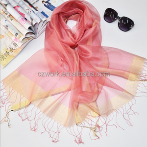 Chino Primavera Verano 200x90 cm Coloful Damas Chales y Bufandas de Seda - Product Image 5