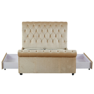 Marco de cama individual de terciopelo, muestra gratis, Full Ireland - Product Image 3