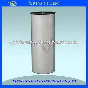 fibra de vidrio de alta temperatura de 10 micrones cartucho del filtro de aire