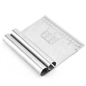 Stainless Steel Pizza Dough <strong>Cake</strong> Scraper High Quality Pizza Dough Scraper Scraper Cutter Kitchen Flour Pastry <strong>Cake</strong> <strong>Tool</strong> - Product Image 1