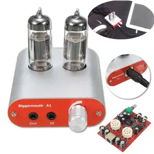 Hoge Kwaliteit Professionele Hoofdtelefoon Versterker Nieuwe Diy Amp Hifi Koorts Niveau Audio Hoofdtelefoon Versterker 6J5 Buis Klep Multi Hybrid