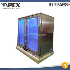 Réfrigérateur commercial transparent à double porte en verre <span class=keywords><strong>mini</strong></span>-barre arrière refroidisseurs - Product Image 5