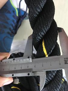 Tập thể dục phòng tập thể dục điện đào tạo 38mm 50mm Workout nặng Polyester Polypropylene với tay áo Bìa trận chiến dây - Product Image 3