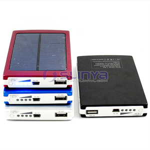 50Wh 5 V 10000 M Ah Solar Power Bank Ponsel Tablet Isi Ulang Baterai <span class=keywords><strong>Charger</strong></span> untuk iPhone X