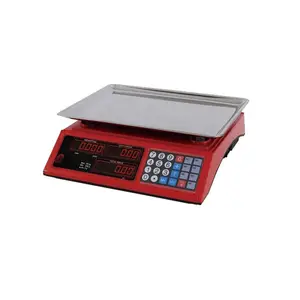 मांस की दुकान डेली के लिए 30 किलो/60lb स्टेनलेस स्टील प्लेटफॉर्म स्केल - Product Image 1