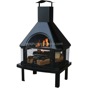 Casa de bomberos con chimenea, patio exterior - Product Image 5