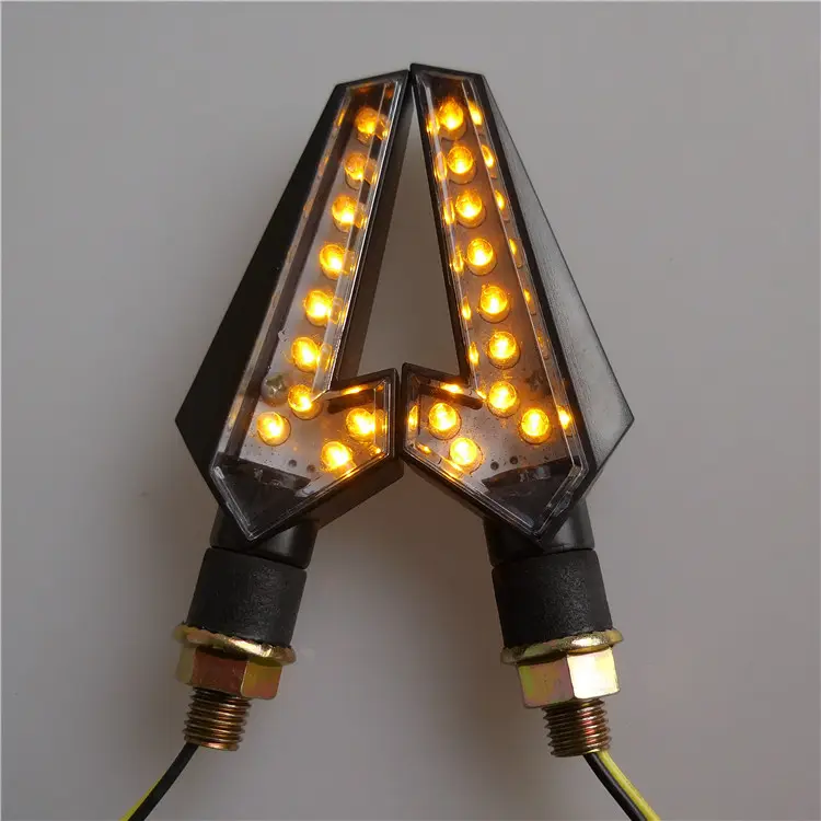 Custom Nieuwe Stijl Motorbike Indicator Turn Lamp Motorfiets Led Richtingaanwijzer Voor Atv Off-Road Crossmotor