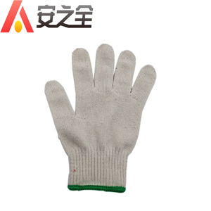 Guantes de algodón de punto para limpieza del hogar de mano acrílica de hilo blanco barato - Product Image 3