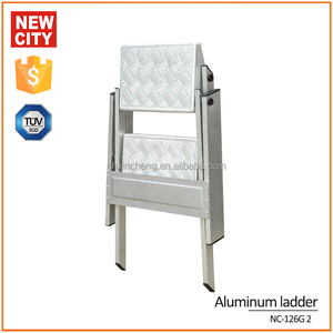 Hot Bán 4.4Kg 2 Bước Nhôm Nhà Bước Phân Thang Nhiệm Vụ Nặng Nề Có Thể Gập Lại Thang - Product Image 5