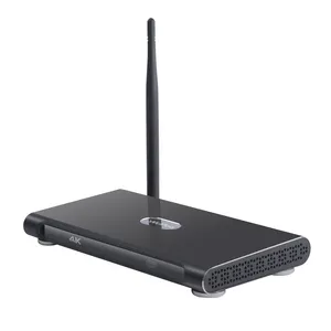 กล่องอะลูมิเนียมอัลลอยด์กล่อง Android Network TV Box 4GB 32GB สำหรับการสตรีมสด IP-TV