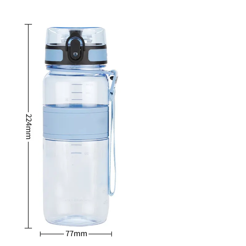 1 लीटर प्लास्टिक खेल पीने की बोतल 1000ml प्लास्टिक की पानी की बोतल