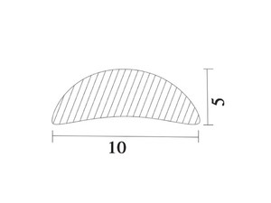 샤워 인클로저 아크릴 투명 플라스틱 테두리 스트립 유리 - Product Image 5