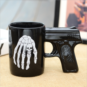 Taza <span class=keywords><strong>de</strong></span> cerámica con mango <span class=keywords><strong>de</strong></span> pistola, diseño único Vintage, 2020 - Product Image 1