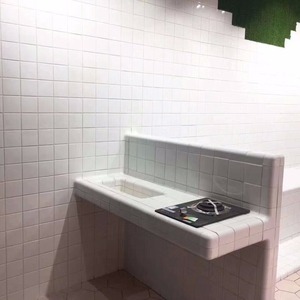 Gạch Ốp Tường 10X10 Gạch Tráng Men <span class=keywords><strong>4X4</strong></span> Inch Để Trang Trí Nội Thất Gạch Sứ Mộc Mạc Nội Thất Tàu Điện Ngầm CeramiTiles Khách Sạn - Product Image 5