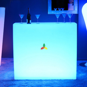 Iluminación Led de plástico, muebles de <span class=keywords><strong>Bar</strong></span> de vino, iluminación LED, gabinete de cubo de hielo, estante de vino iluminado, mesa de mostrador con caja de vino - Product Image 5