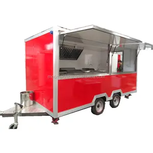 Hot Dog Food Winkelwagen/Retro Koffie Fiets/Straat Mobiele Koffie Trike Winkel