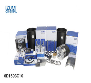 IZUMI Kit Liner Silinder 6D16 <span class=keywords><strong>Assy</strong></span> Lengan Silinder, Kualitas Tinggi untuk Kit Perbaikan 6D16 93C10 - Product Image 2
