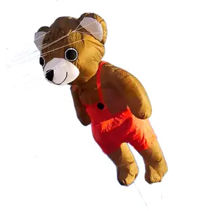 Lembut Beruang Besar Nilon Layang-layang Liontin Windsock untuk Festival