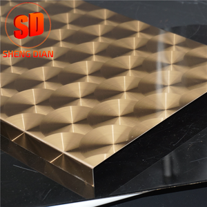 Prodotti caldi Decorazione Della Parete 0.3 Mm Pellicola Laser Laser Lamiera di Acciaio inox In Metallo - Product Image 4
