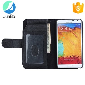 Couverture de chiquenaude de <span class=keywords><strong>pochette</strong></span> pour <span class=keywords><strong>samsung</strong></span> note <span class=keywords><strong>3</strong></span> pu cuir cas de téléphone portable - Product Image 3