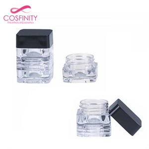 Lujo vacía cosmética olla JAR polvos sueltos maquillaje cosmético tarro envases decorativos frascos de plástico al por mayor - Product Image 1