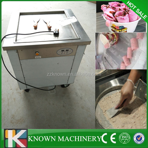 304 fuente de la Fábrica de acero Inoxidable comercial singe tailandia estilo pan fry helado máquina 110 v/220 v - Product Image 5