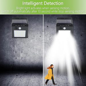 20 LED Impermeabile Senza Fili del <span class=keywords><strong>Sensore</strong></span> <span class=keywords><strong>di</strong></span> <span class=keywords><strong>Movimento</strong></span> Della Parete Luce Solare del Giardino della <span class=keywords><strong>Lampada</strong></span> <span class=keywords><strong>per</strong></span> Esterni - Product Image 3