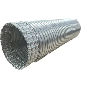 150mm Aluminium pipe Fire resistant High Temperature Gas available duct