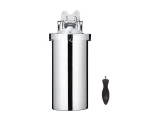 SS304 Rvs Cartridge Filter Behuizing 3*10 20 30 40 Inch Voor Waterbehandeling