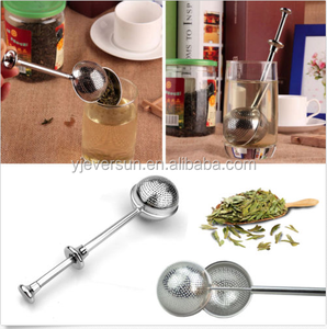 Colador Infusor de té de acero inoxidable Chapado en cobre, filtro difusor con mango de pintura - Product Image 5