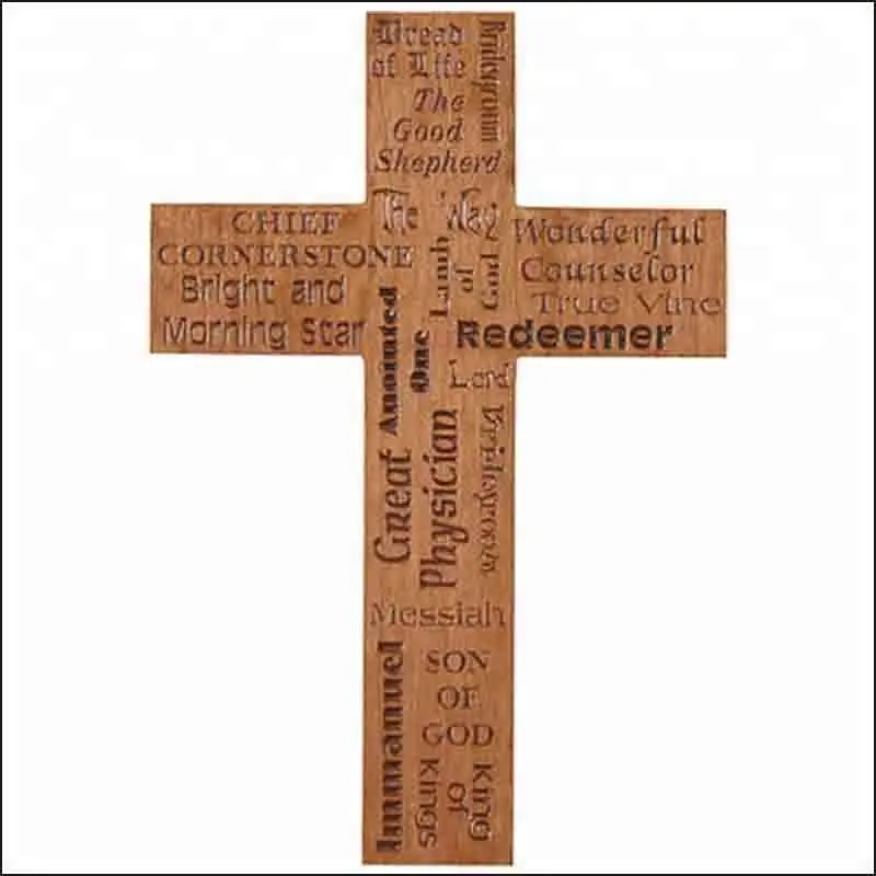 Home Decoration Religious Cross Handmade Wall Wooden Cross