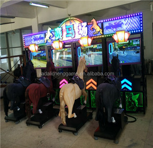 Nouvelle machine <span class=keywords><strong>de</strong></span> jeu <span class=keywords><strong>de</strong></span> course <span class=keywords><strong>de</strong></span> chevaux GoGo Jockey pour 4 joueurs - Product Image 2