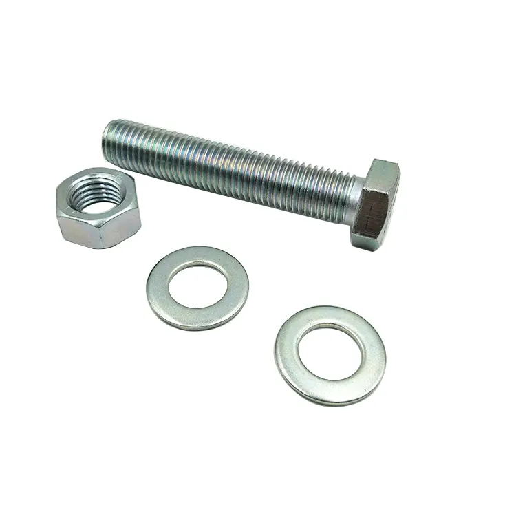 china suppliers Bolt Nut Washer M7 M40 Din933 Hex Bolt And Nut A2-70 Ss316 A4-70 stainless steel fasteners