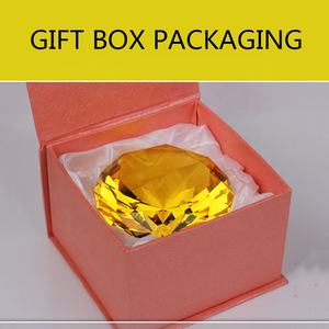 थोक दीनू झील नीले बड़े क्रिस्टल ग्लास पत्थर 60 मिमी 80 मिमी 100 मिमी सजावटी हीरा शादी स्मारिन पेपरवेट टेबल क्राफ्ट - Product Image 6